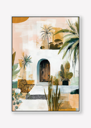 The Sanctuary (Portrait) - Canvas Box Framed White - SubTropic Art