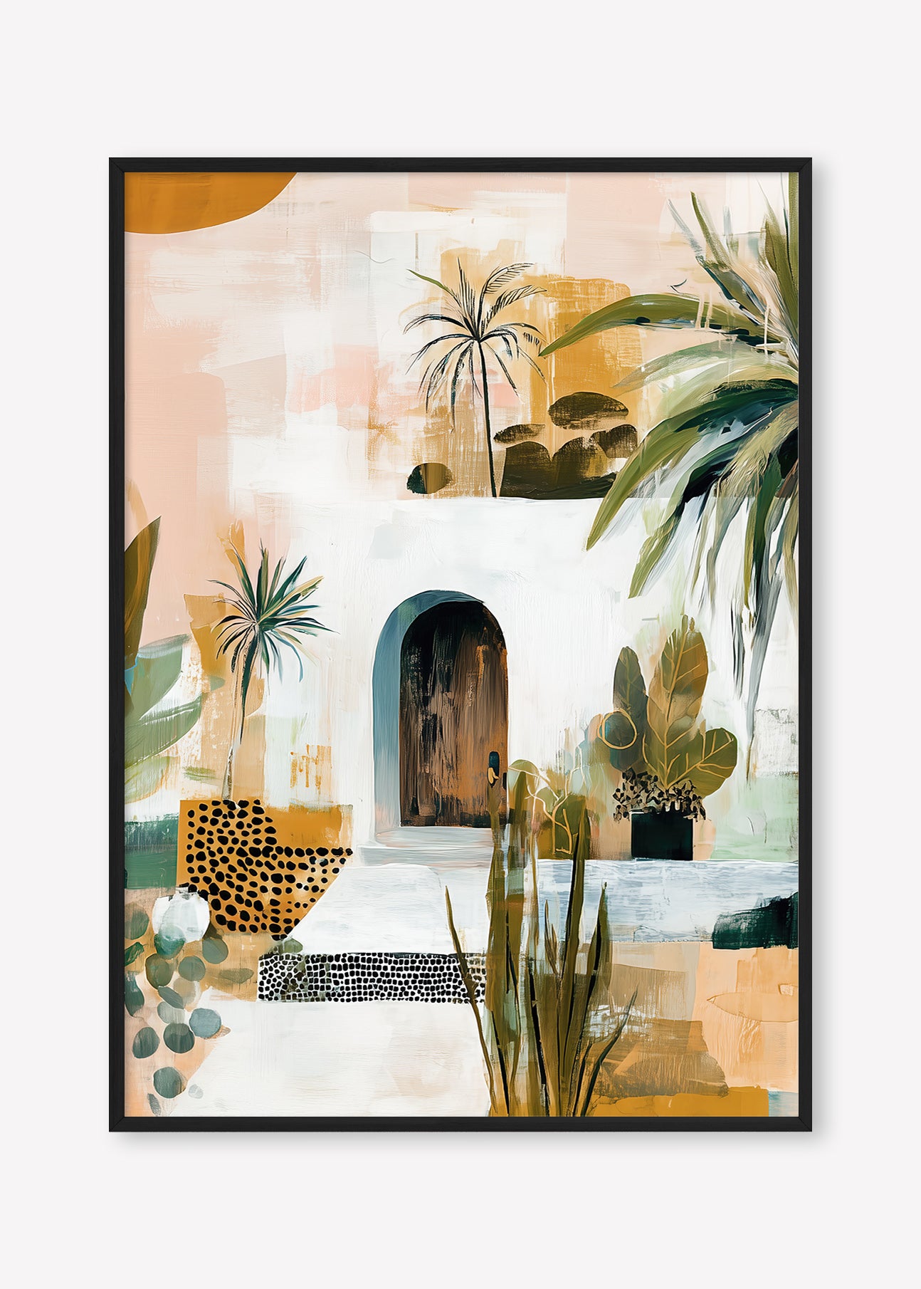 The Sanctuary (Portrait) - Print Framed Black - SubTropic Art