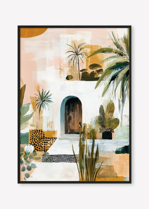 The Sanctuary (Portrait) - Print Framed Black - SubTropic Art