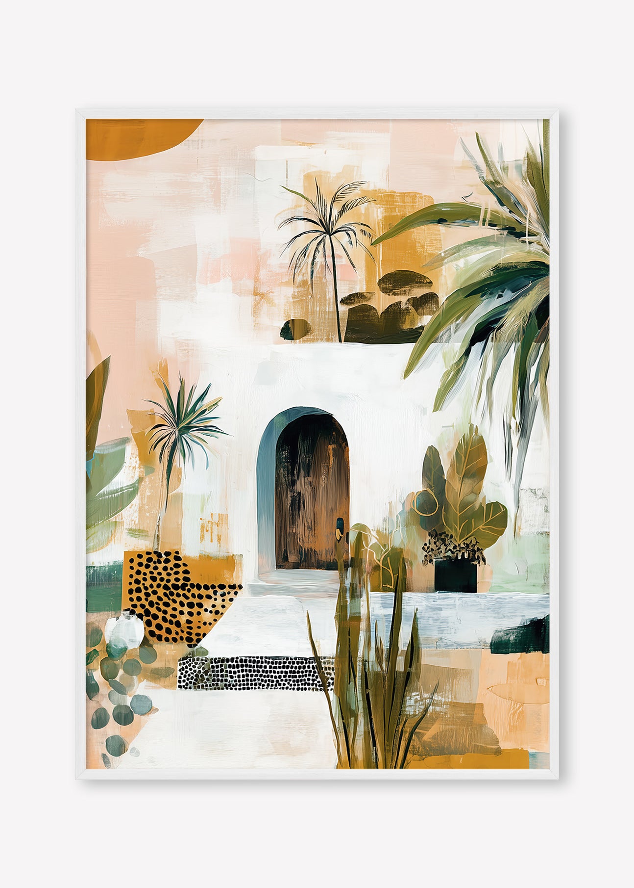 The Sanctuary (Portrait) - Print Framed White - SubTropic Art