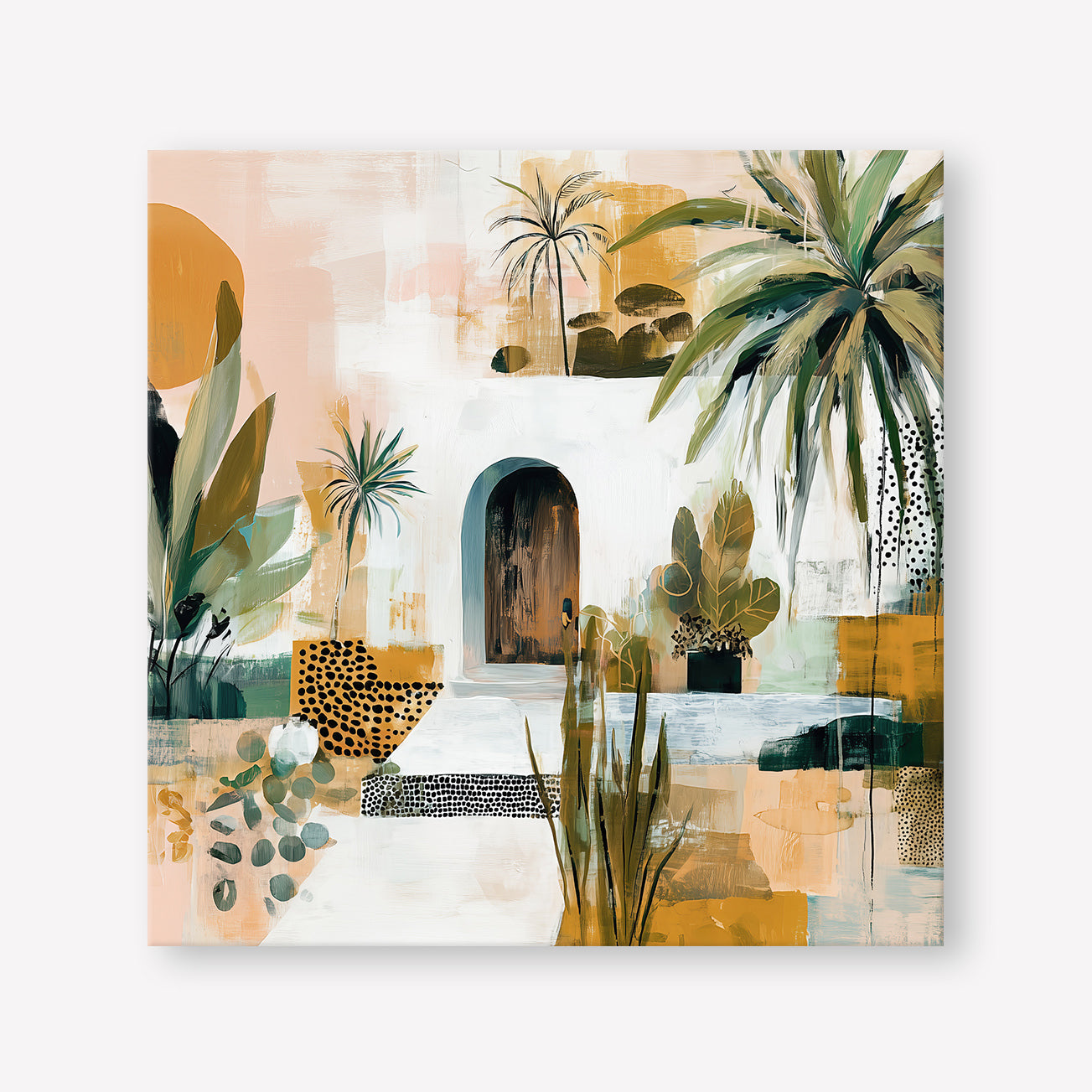 The Sanctuary (Square) - Canvas Stretched No frame - SubTropic Art