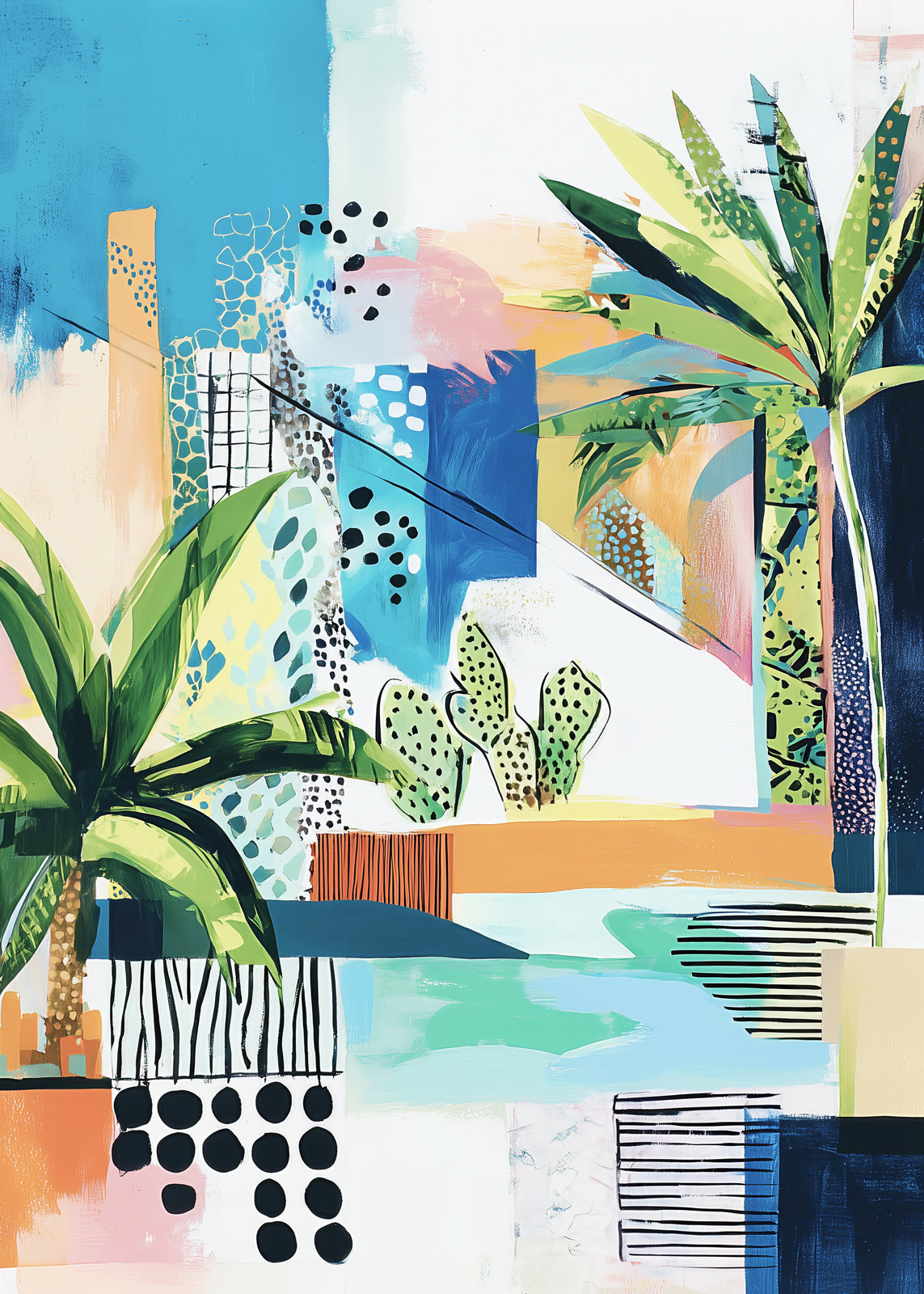 Tropical Cityscape (Portrait)