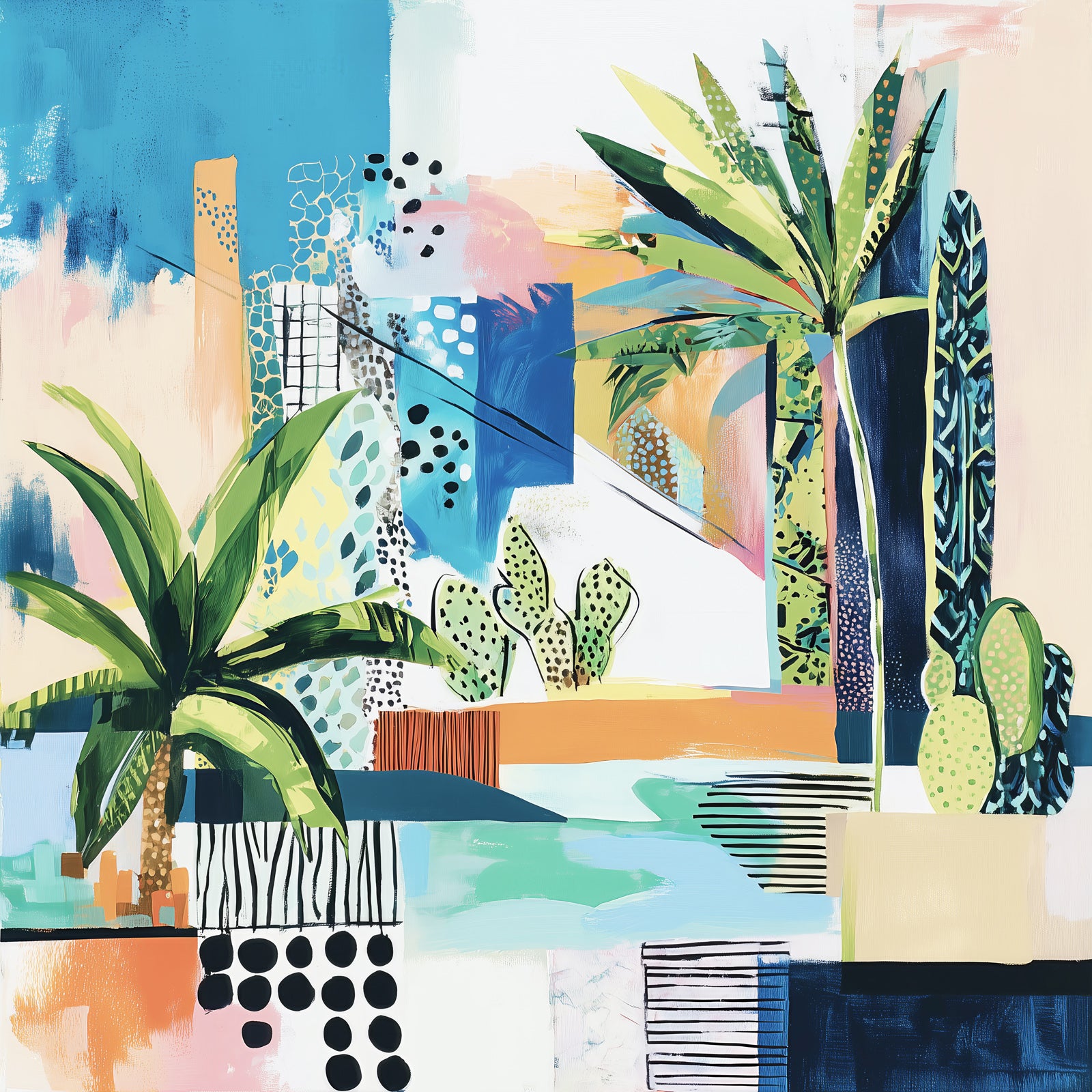Tropical Cityscape (Square)